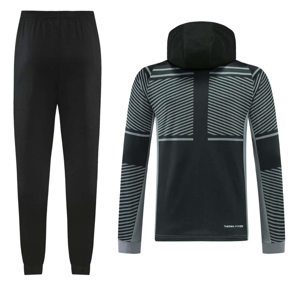 Black & Grey Training Tracksuit Set - Style D (S-2XL) - 图片 7